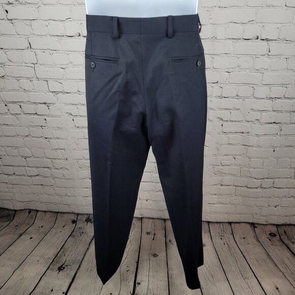 Joseph Abboud Navy 100% Wool Full Suit 2 Piece Blazer Pants USA 38S/W32 (32x29) - Picture 15 of 16